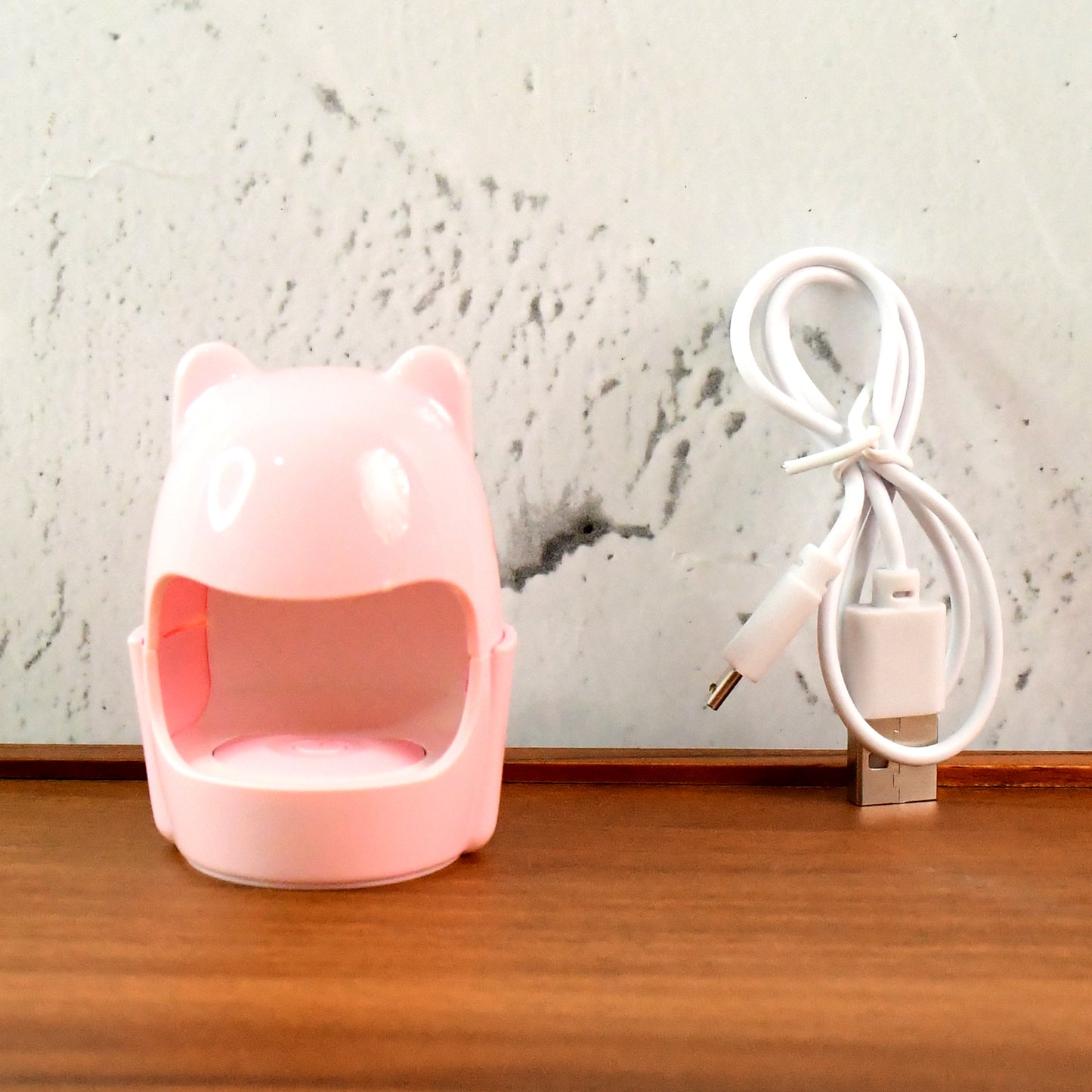 Mini Led Nail Dryer Usb Rechargeable Nail Polish Curing Lamp (1 Pc)