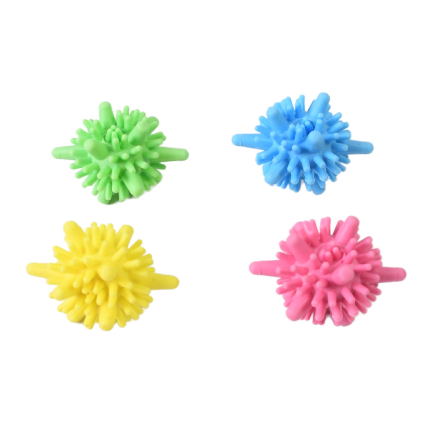 Soft Star Washing Machine Laundry Dryer Balls Laundry Ball (4 Pcs Multi Color)