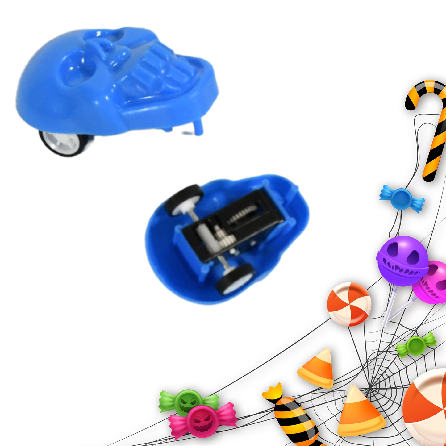 1928 Pull Back Skull Toy Small Diy Pull Back Skull Toy For Kids.