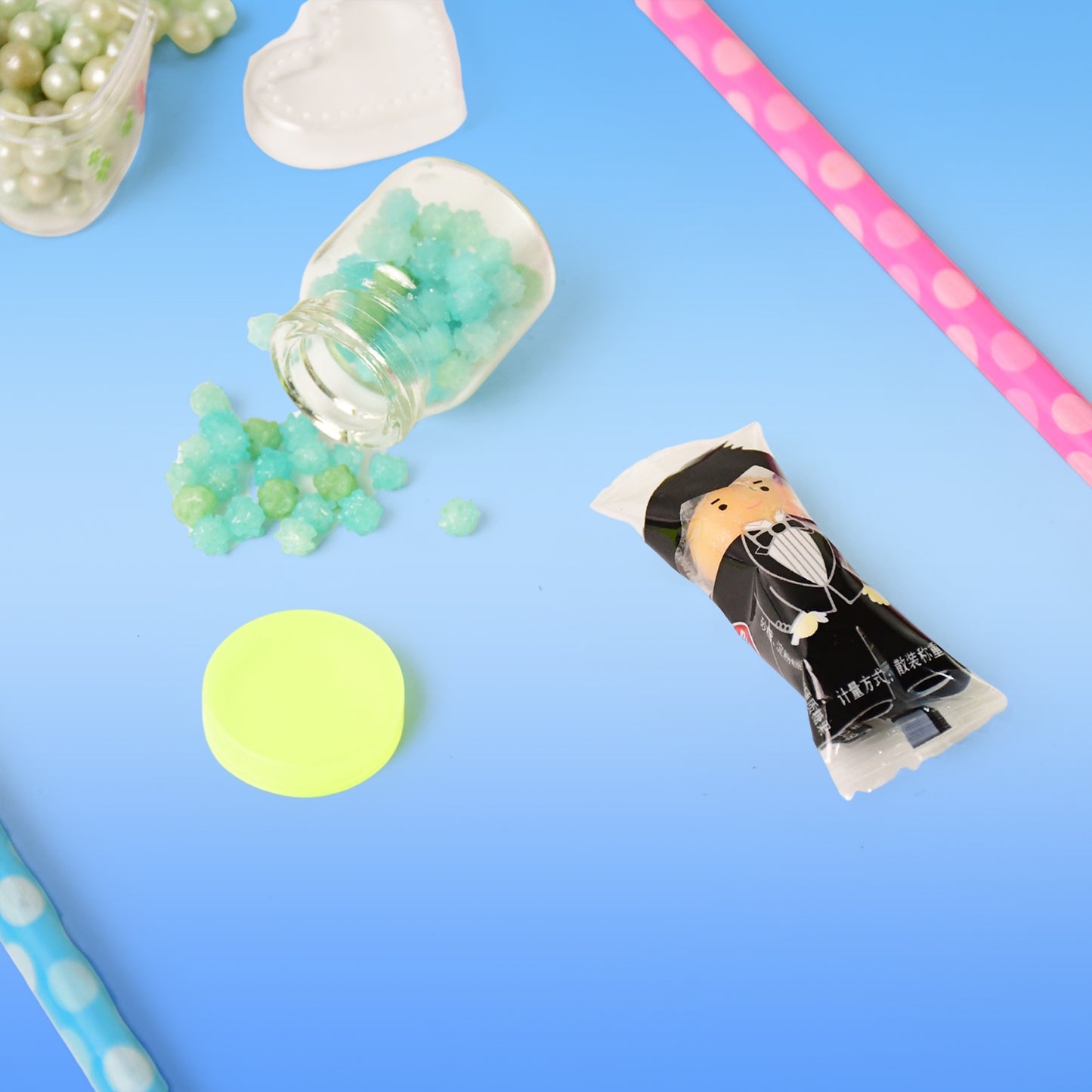 Fun Candy Design Pencil Set With Accessories Set (1 Set )