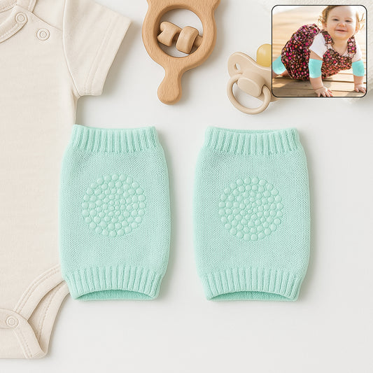 Mint Green Toddler Wool Knit Leg Warmer (Knee Guard)