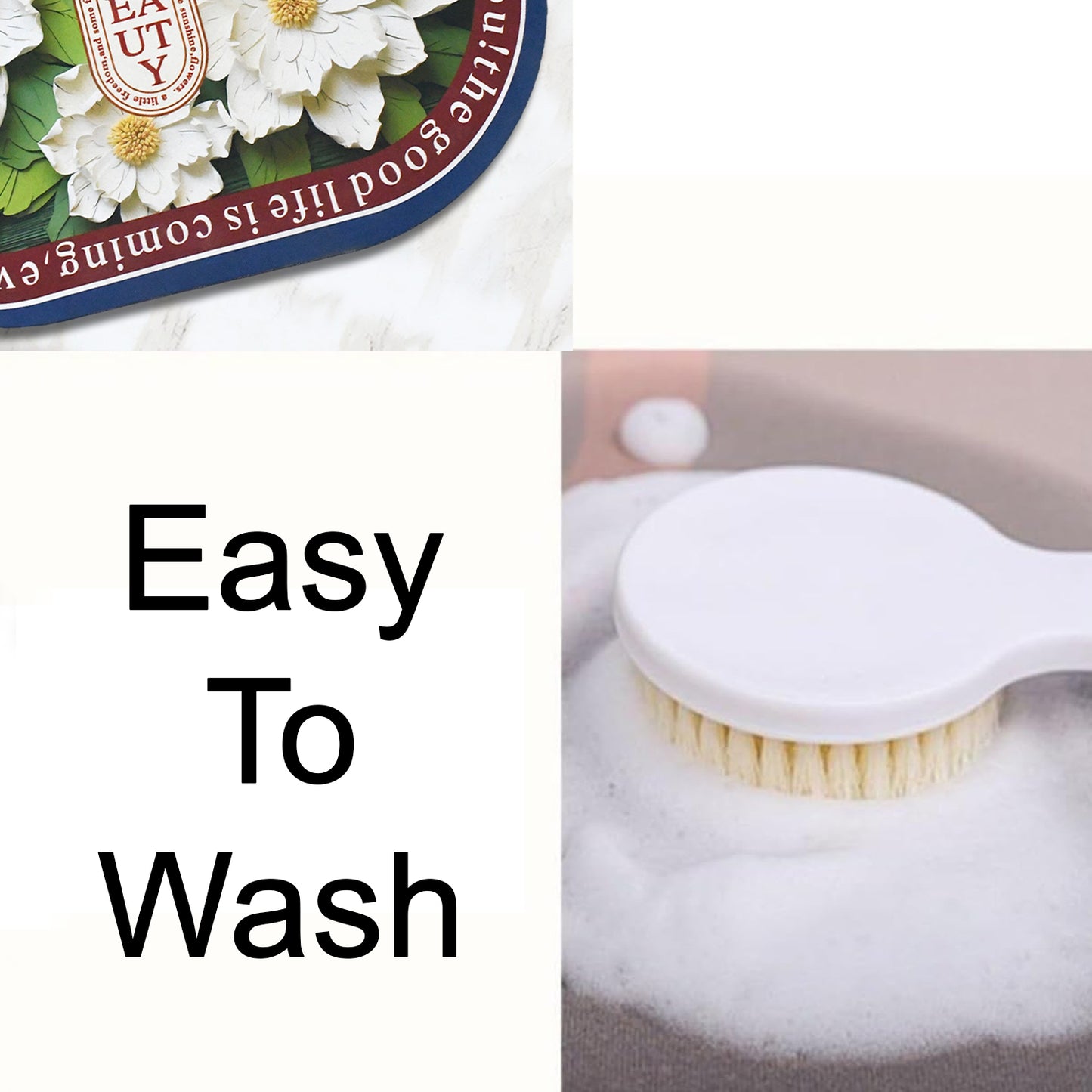 4598 3d Visual Anti-slip Absorbent Mat New Soft Super Absorbent Floor Mats Cute Flowers Shower Drying Bathroom Mat