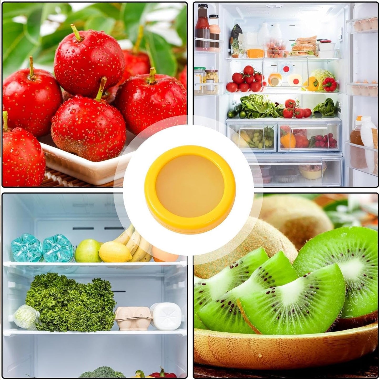 Vegetable Container Premium Fruits Saver Keeper (1 Pc Yellow)