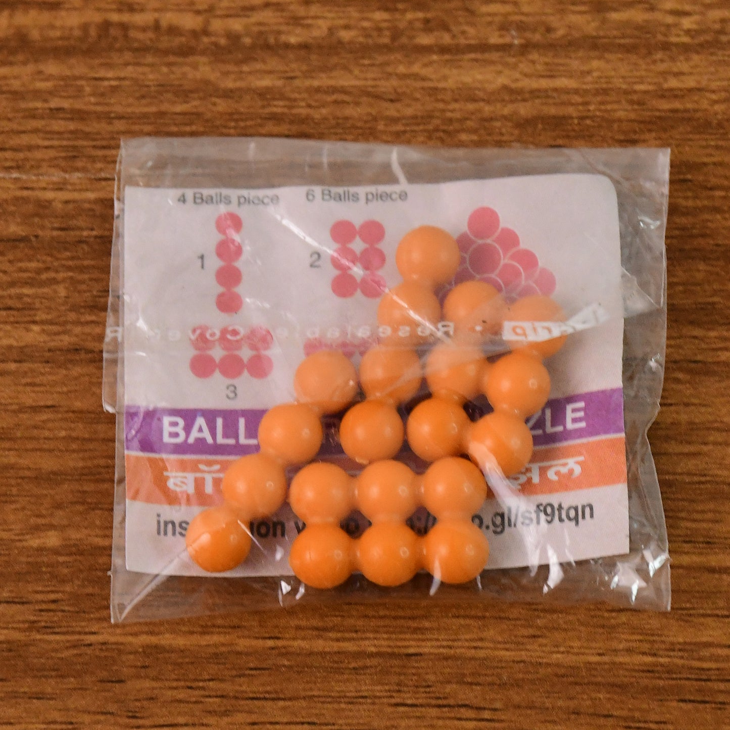 Ball Pyramid Toy 3d Puzzle Building Brain Teaser Toy