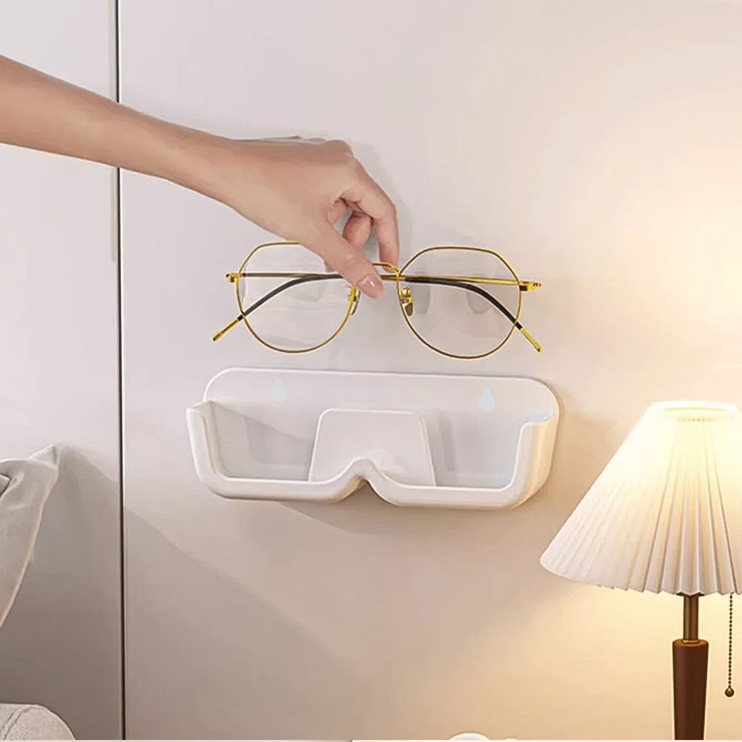 Wall Mount Adhesive Sunglass Holder (1 Pc)