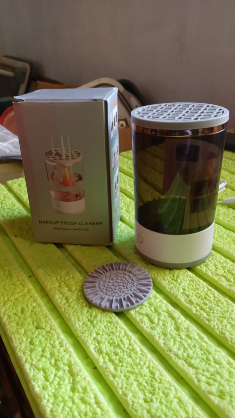 12987 Automatic Makeup Brush Cleaner Fast Electric Brush Cleaner Hand Free Machine Super Clean Brush Washer Brushes Organizer Tool (1 Pc)