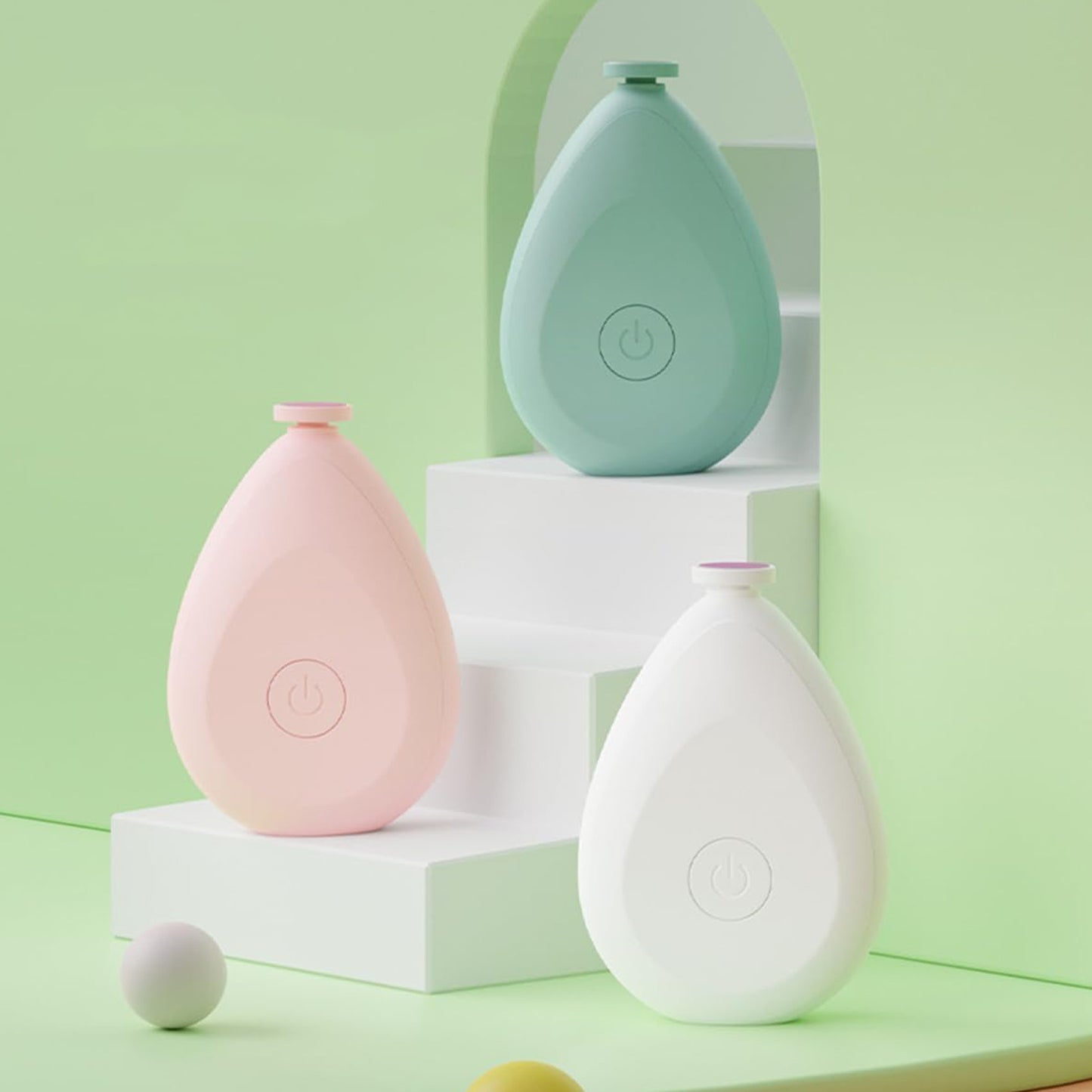 Baby Electric Nails Grinder Kits Safe (1 Pc  Mix Color  With 4 Grinding Heads)