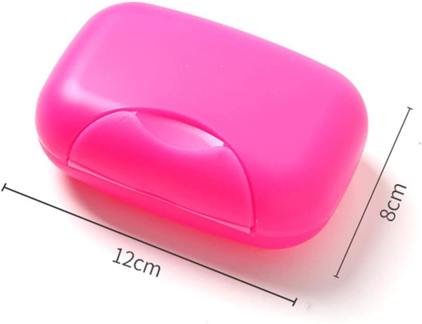 4592 Travel Soap Case Box Plastic Soap Box With Cover Waterproof Leakproof Soap Dish For Bathroom Travel Use (1pc)