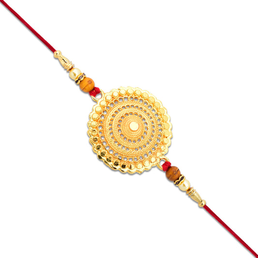 Golden Mandala Designer Rakhi