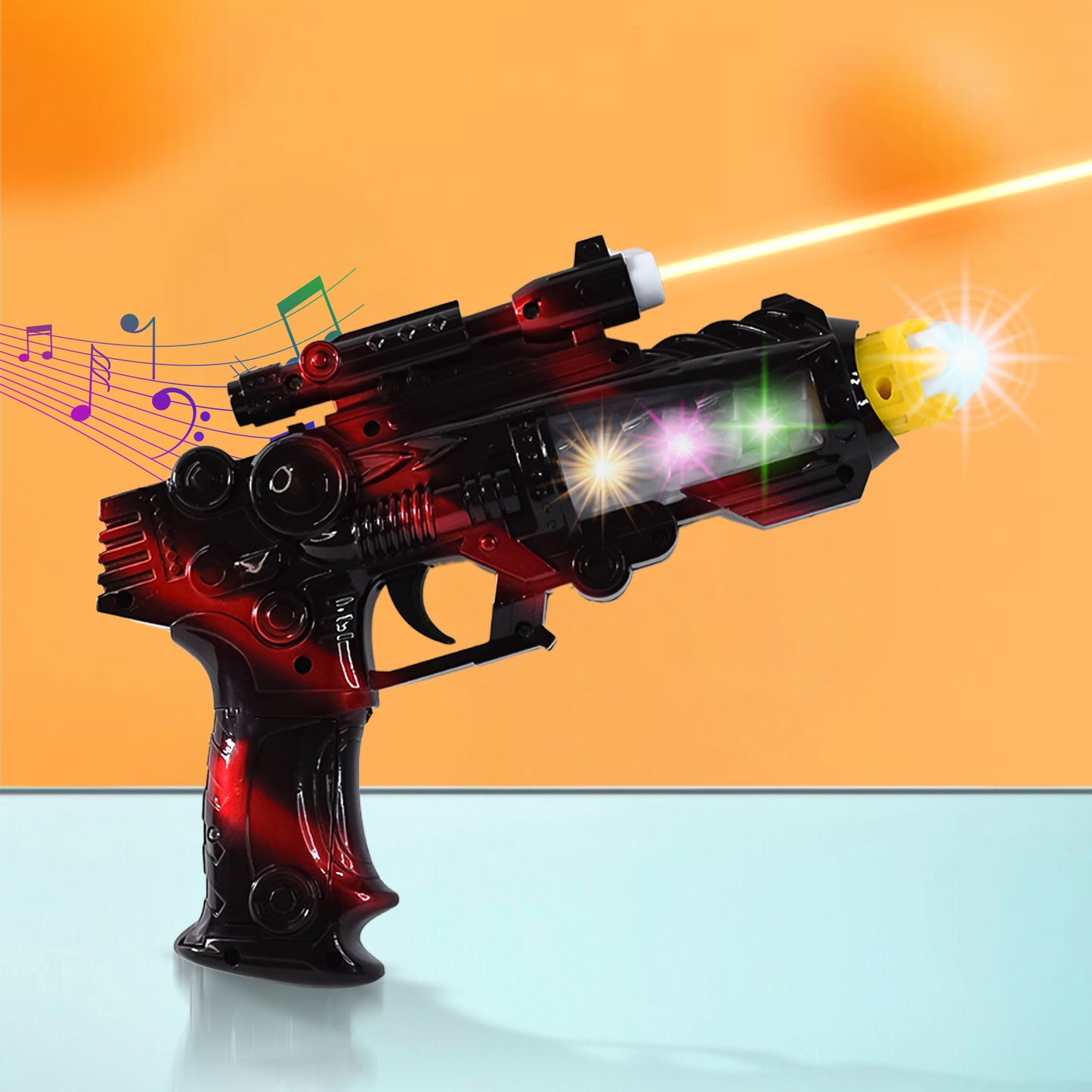 Ttg Led Flashing Sound Laser Toy Gun Battery Operated Space Gun With Lights Music