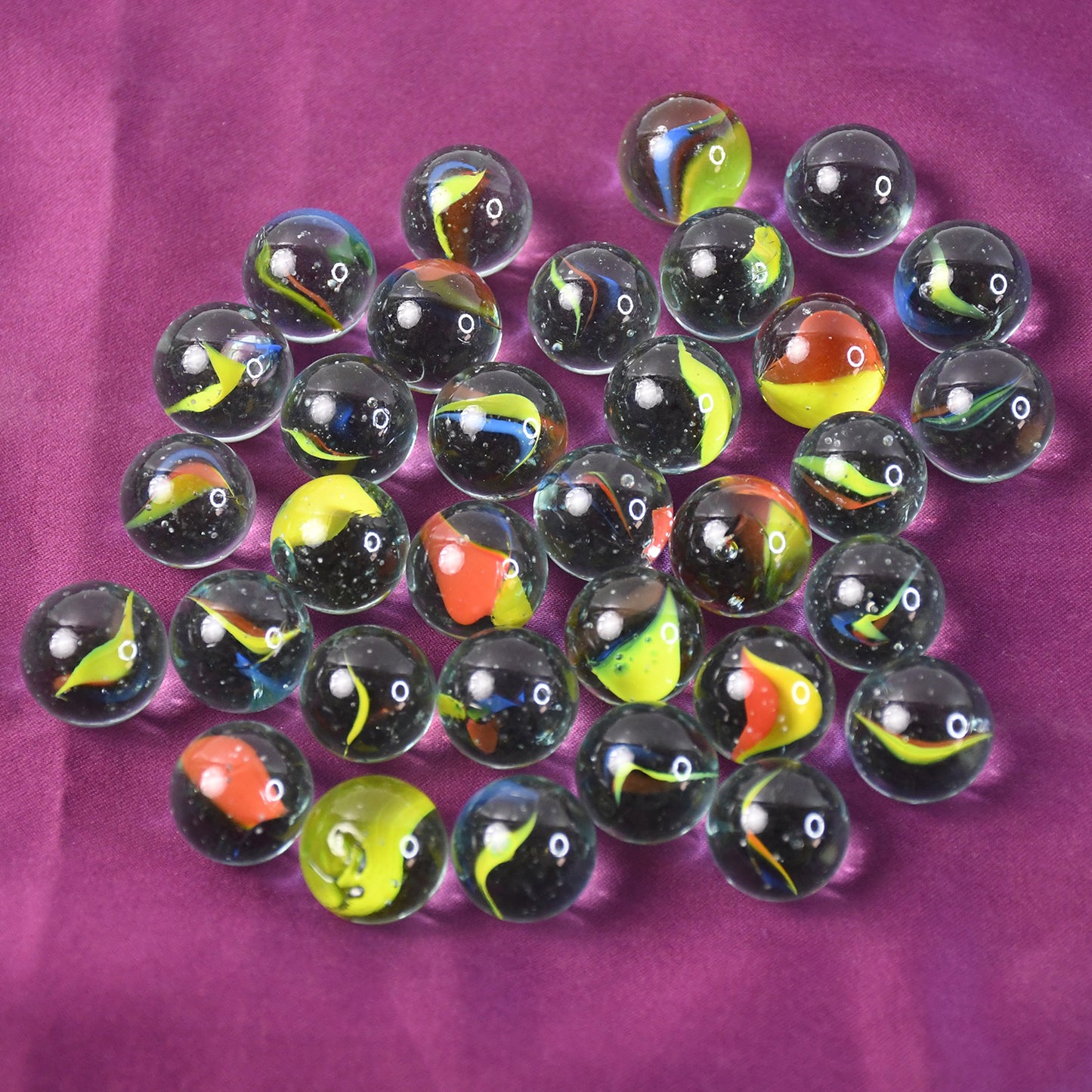 Glass Marbles For Kids Approx 35 (35 In 1)