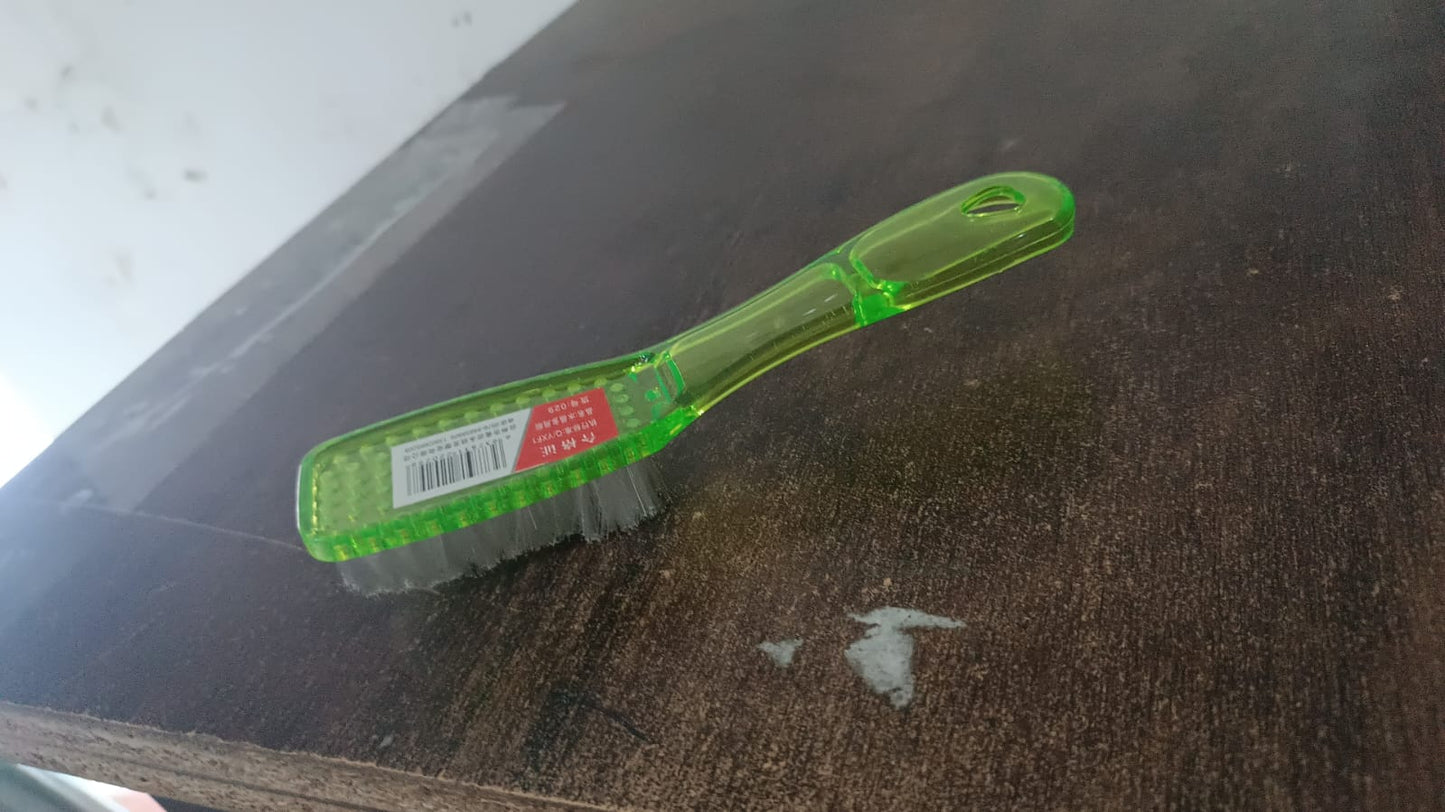 Plastic Handle Shoes Clothes Scrubbing Brush (1 Pc Mix Color 19 Cm)
