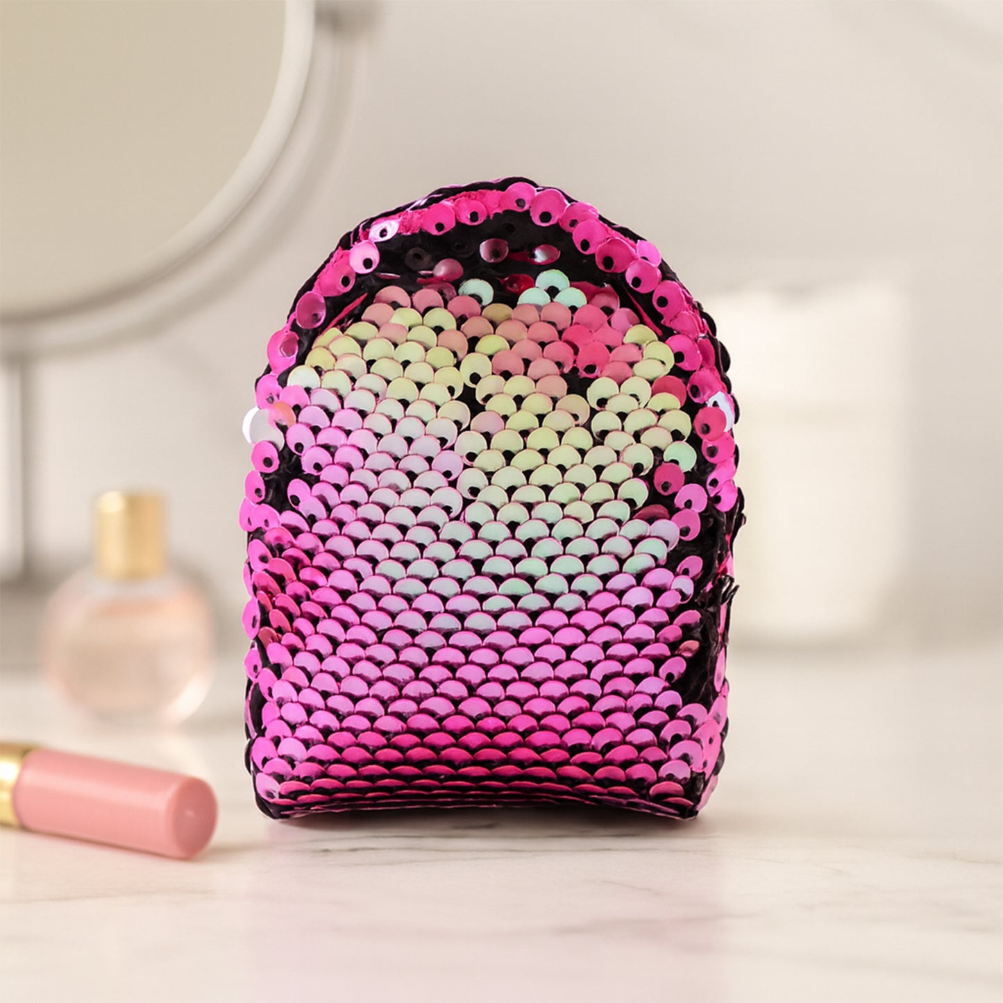 Mini Sequin Backpack Pouch - (1 Pc)