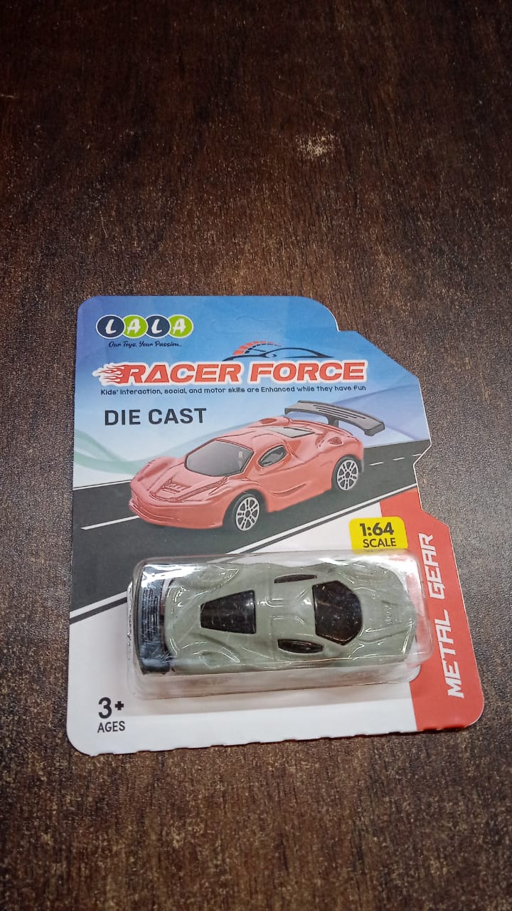 Metal Mini Car Toy Free Wheel Toy Vehicle (Multicolor 1 Pc)