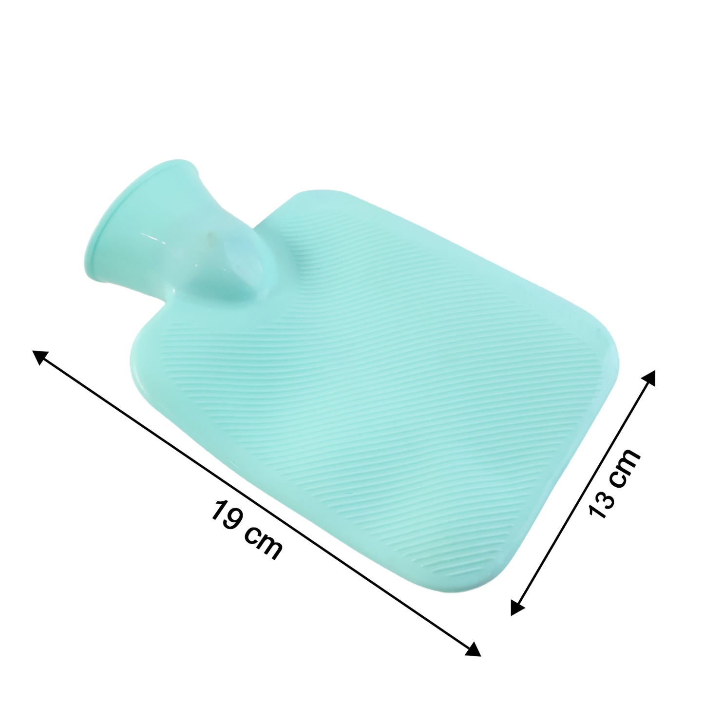 Premium Quality Rubber Hot Water Bag (19 X 13 Cm  1 Pc)