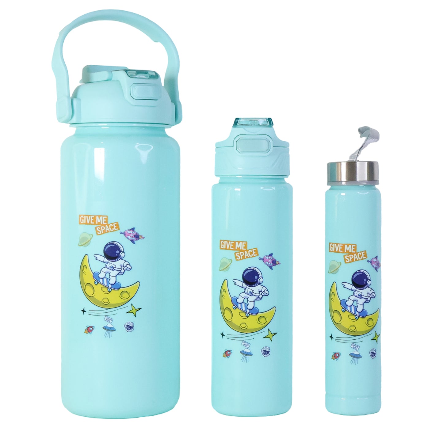 Premium Water Bottles 2000ml + 900ml + 300ml  - (Set)