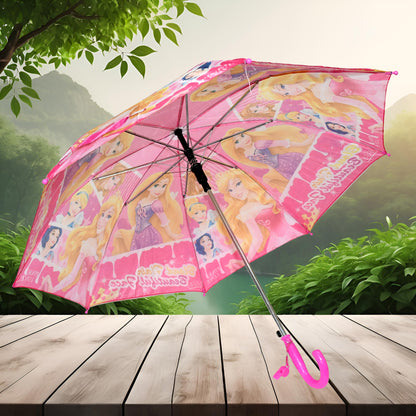 8564 3 Fold Manual Open Umbrella  Windproof Sunproof  Rainproof With Sturdy Steel Shaft  Easy To Hold  Carry  Umbrella For Women Men  Kids (1 Pc)