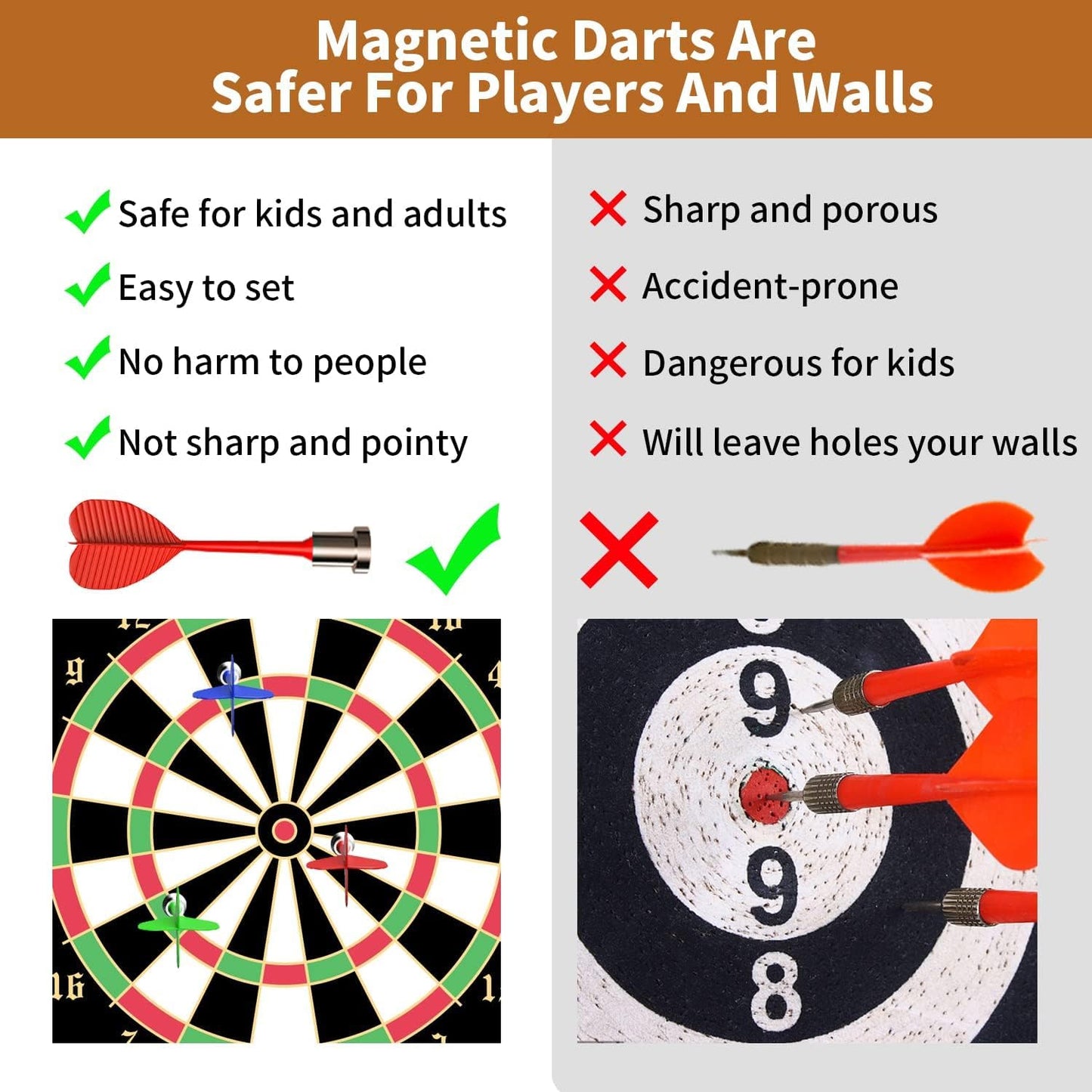 Magnetic Dart Board Game Set