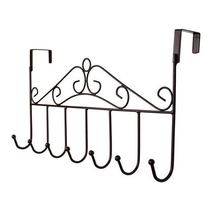 Over The Door Hanger Rack 7 Hooks Decorative Ognazier Hook Rack Stylish Door Hanger Door Hook Hangers With 7 Hooksmetal Hanging Rack For Home Office Use