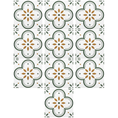 Peel And Stick Floor Tiles Kitchen  Bathroom Backsplash Sticker Detachable Waterproof Diy Tile Stickers For Wall Decoration Tiles Home Decoration (8x8 Inch  10 Pcs Set)