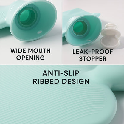 Premium Quality Rubber Hot Water Bag (19 X 13 Cm  1 Pc)