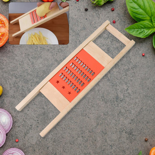 Cucumber Vegetable Slicer Salad Kitchen Wooden Shredder Cutter Grater Slicer
