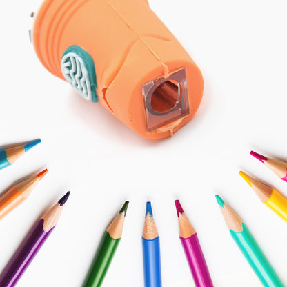 2in1 3d Cute Coffee Or Ice Cream Shape Sharpner Like Rotary Manual Pencil Sharpener For Kids  Ice Cream Style Office School Supplies Back To School Gift For Studentskids Educational Stationary Kit Bday Return Gift