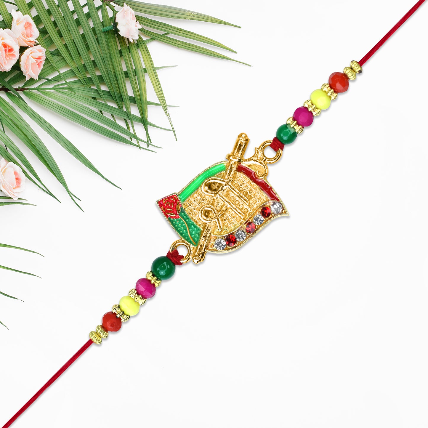 Shree Symbol Rakhi With Shield Design