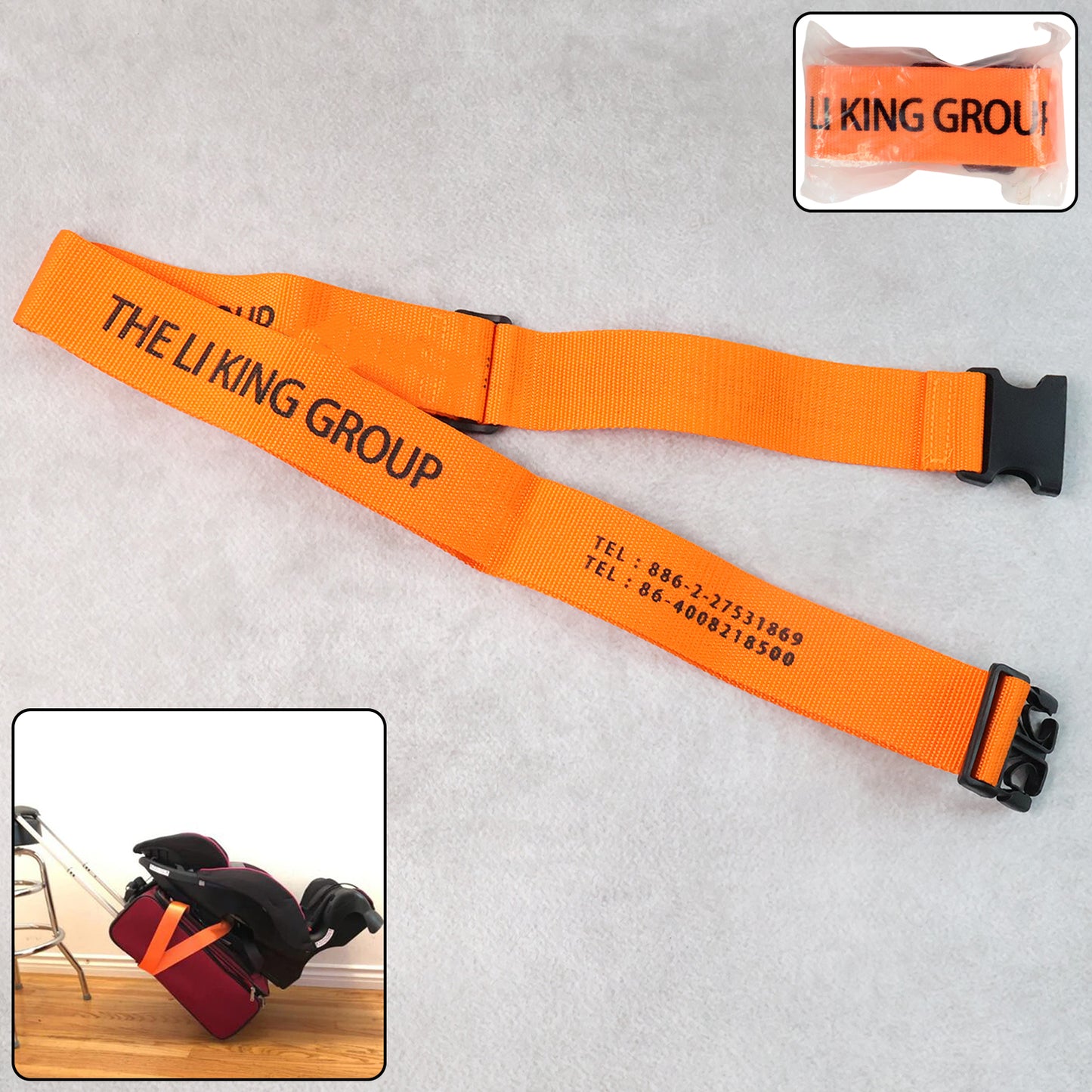 Adjustable Travel Luggage Strap - (1 Pc)