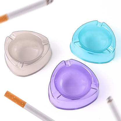 Oblivion Transparent Plastic Ashtray (Mix Color  1 Pc)