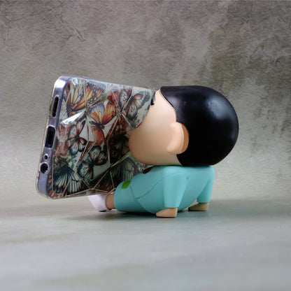 Cute Cartoon Figurine Mobile Phone Stand - (1 Pc)
