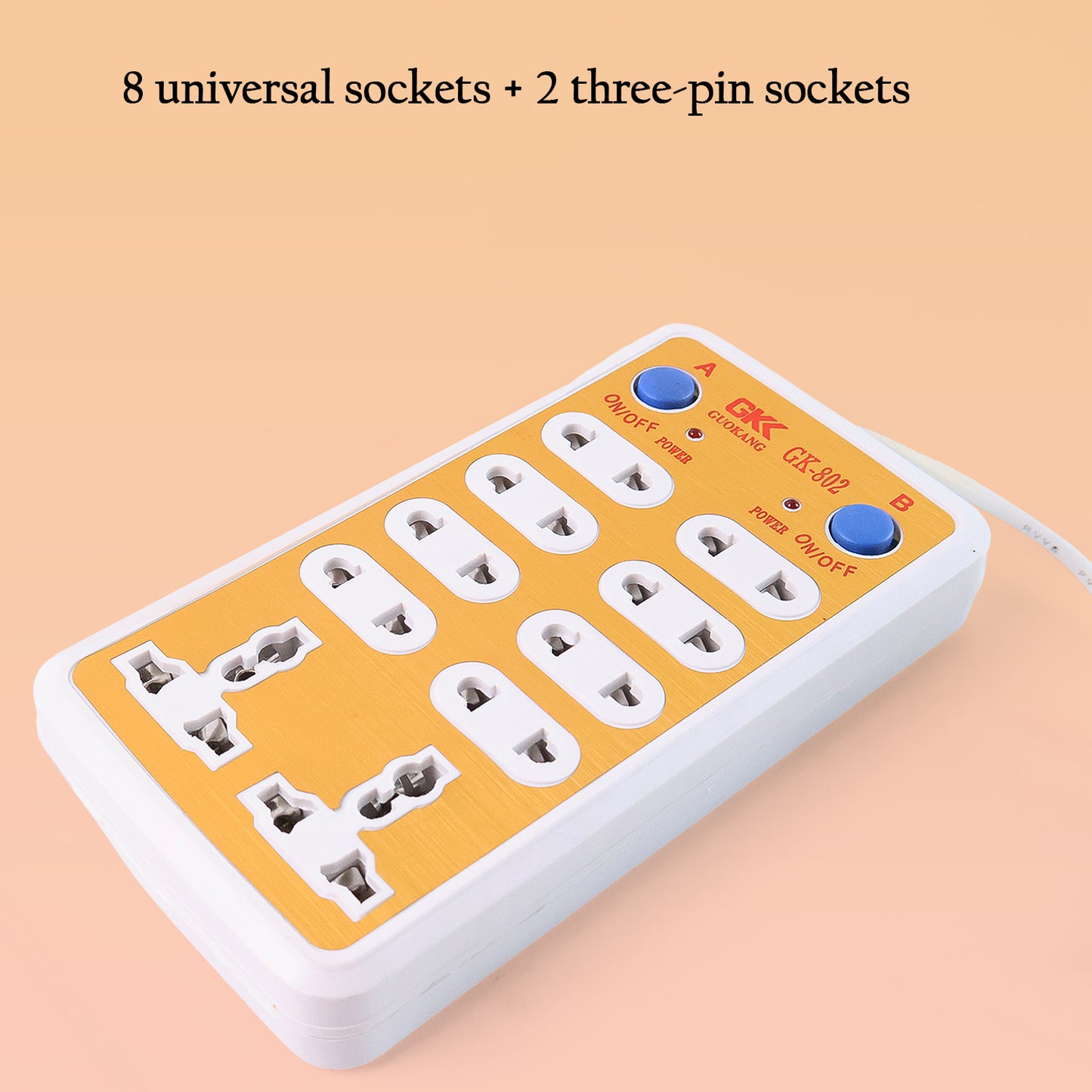 7422 Extension Board 220v 10 Way Extension Board