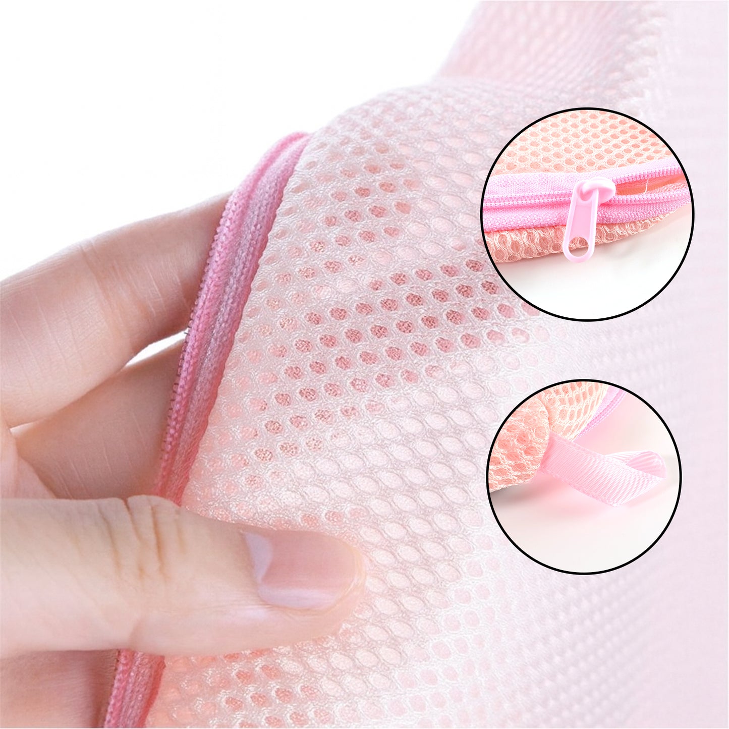 Lingerie Wash Bag  Dome-shaped Protective Mesh Laundry Pouch (1 Pc)