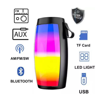 6063 Wireless Bluetooth Speaker Disco Light Speaker For Traveling  Party   Home  Office Use Best Speaker