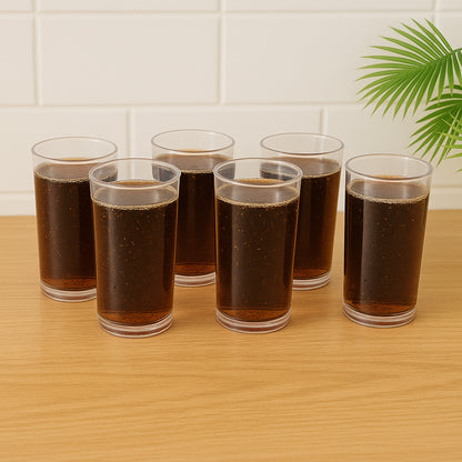 Supermom Martini Clear Glass Set (6 Pc)