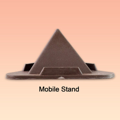 Pyramid Brown Mobile Stand With 3 Different Inclined Angles