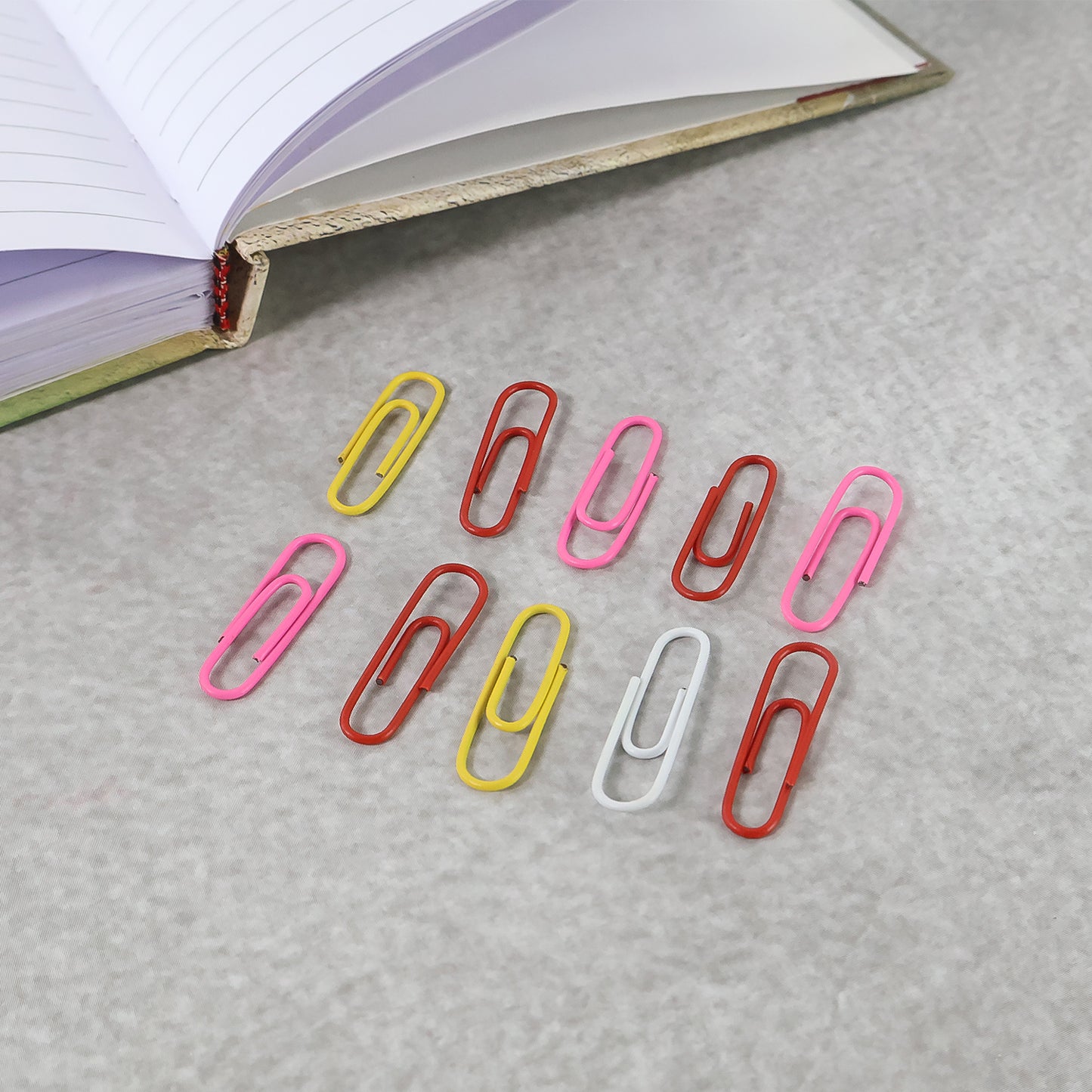 Vinyl-coated Paper Clips - (10 Pc  Set)