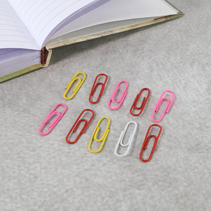 Vinyl-coated Paper Clips - (10 Pc  Set)