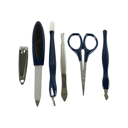 6 In1 Manicure  Pedicure Grooming Kit