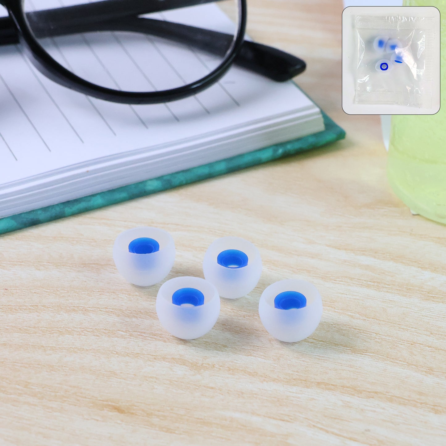 Premium Silicone Earbud Tips - (4 Pc  Set)