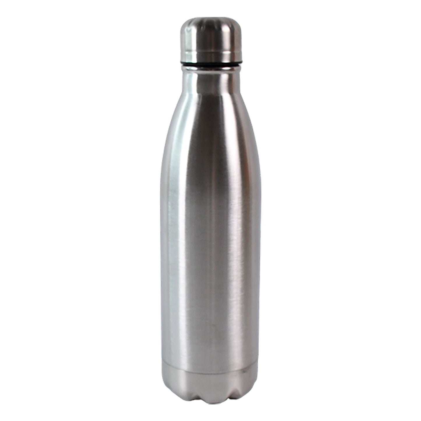 Silver Stainless Steel Water Bottle Approx 500 Ml (1 Pc)