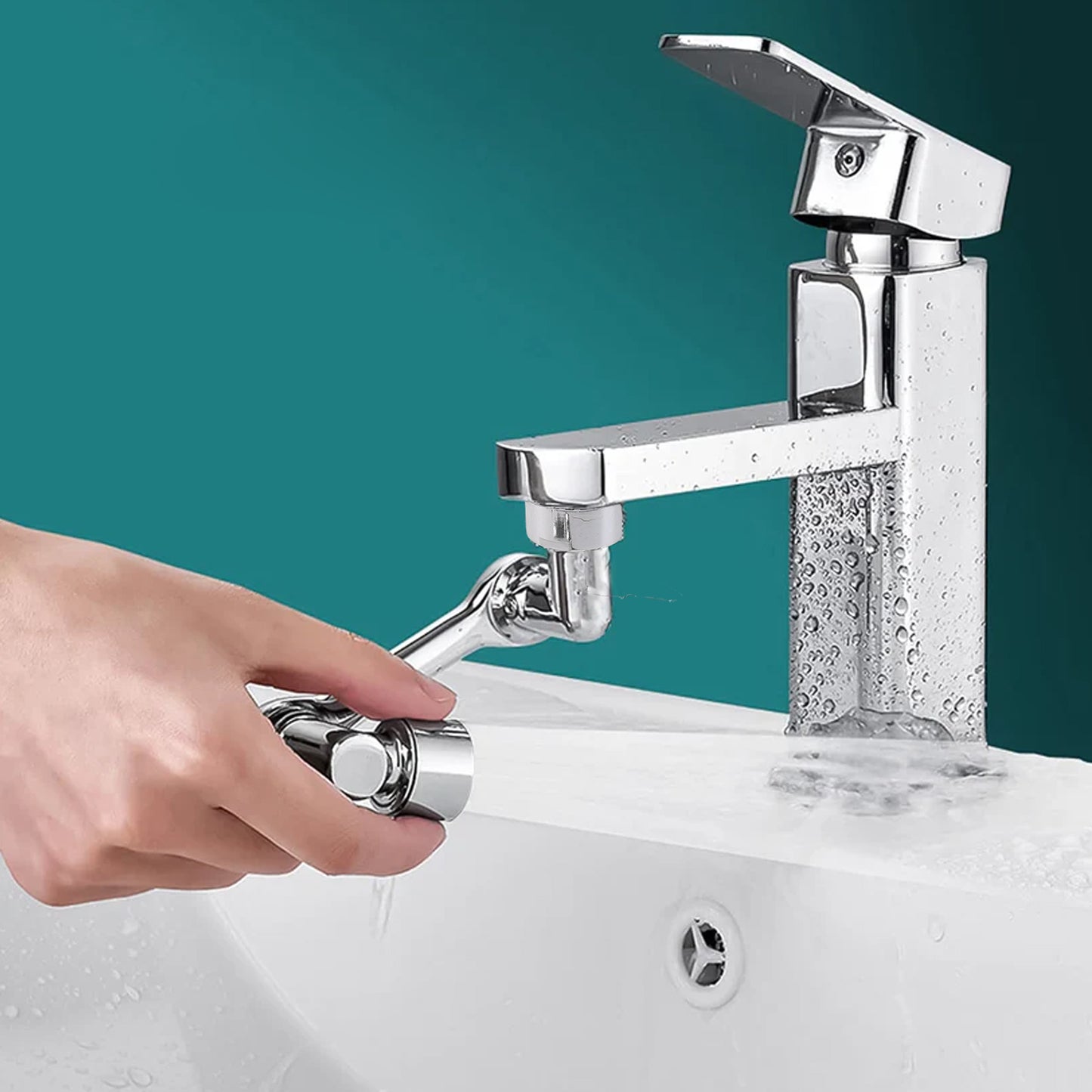 Universal Faucet Extension Splash-proof Nozzle (1 Pc)
