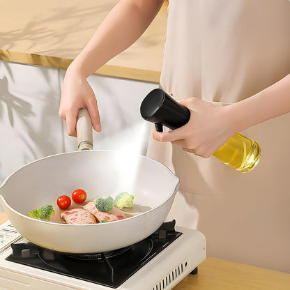 Plastic Oil Spray Bottle - Versatile Kitchen Gadgets (250 Ml Approx)