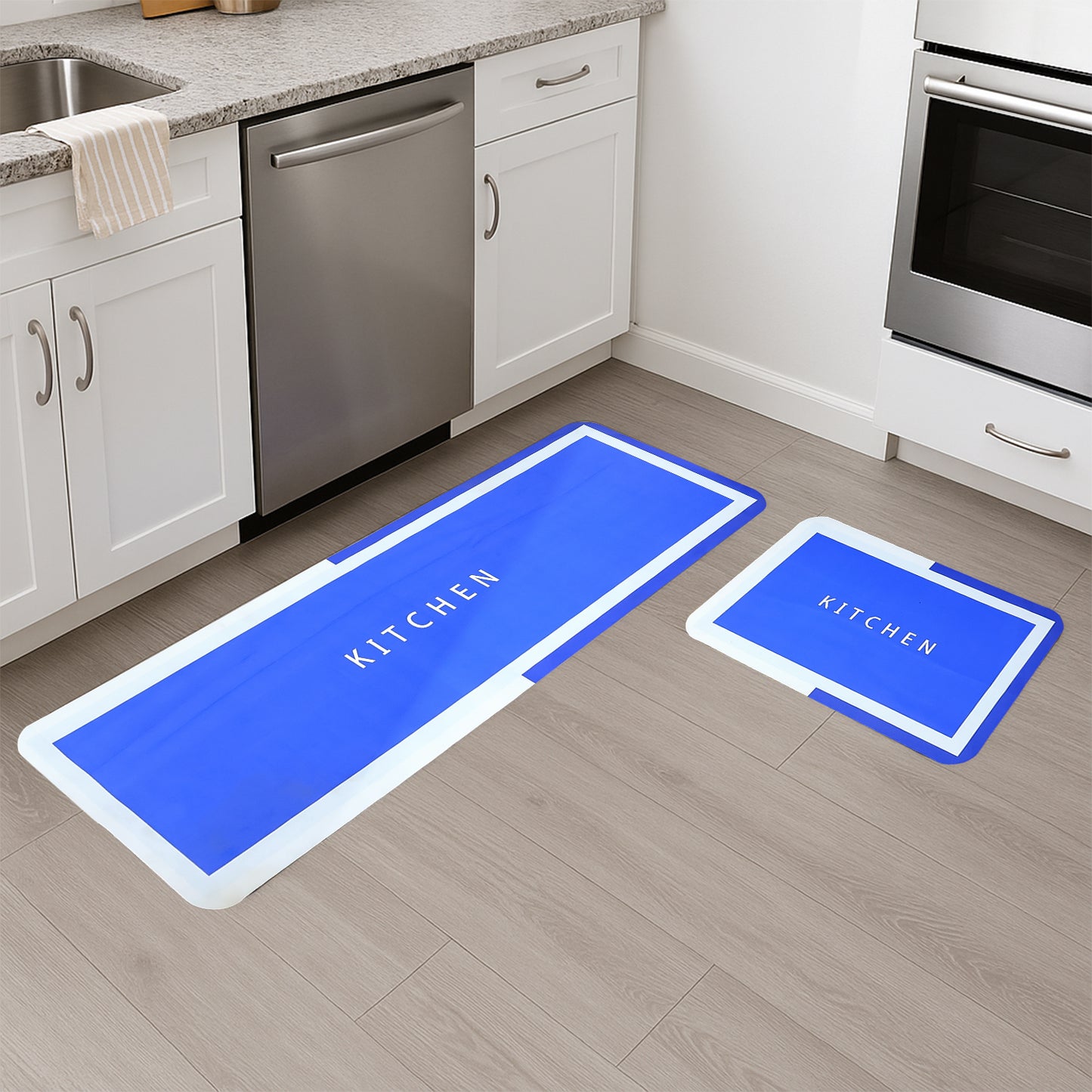 Premium Anti-slip Kitchen Floor Mat  (1 Set)