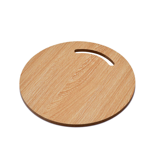 7123 Wooden Round Chopping Board  For Chopping Fruit  Vegetable