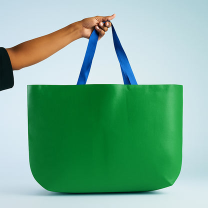 Eco-friendly Large Shopping Tote Bag 62x44cm (Mixcolor  1 Pc)