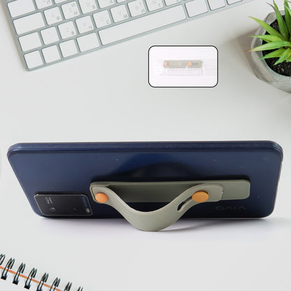 Olive Green Phone Loop Finger Holder Phone Grip Straps Silicone Phone Finger Strap (1 Pc)