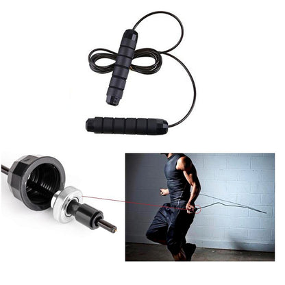 High-speed Skipping Rope With Foam Padded Handles (1 Pc)