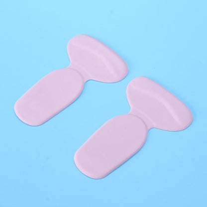 2 In 1 T Shaped Silicone Self Adhesive Shoe Heel Pads Insoles (1 Pair)