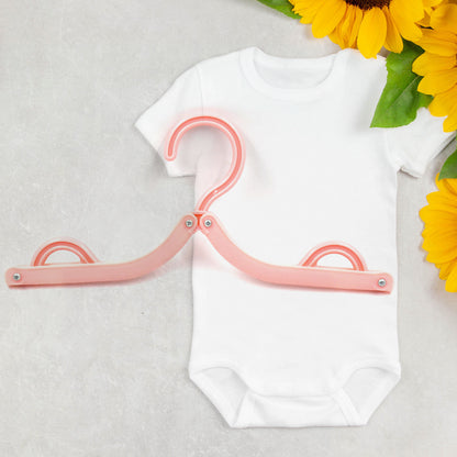 1432b 10 Pcs Portable Folding Clothes Hanger Creative Travel Easy To Carry Clothes Hanger For Adults And Children